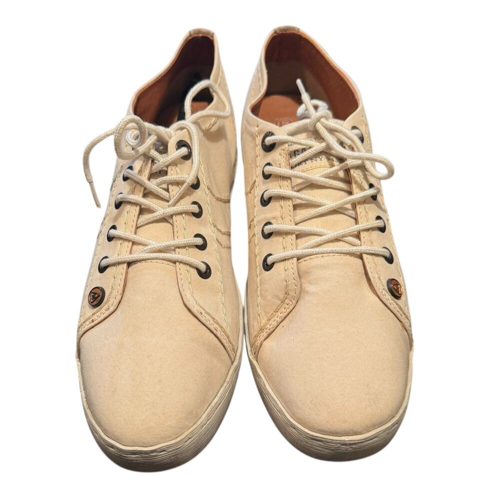 Gaastra Holland Size 41 US 8 Cream Lace Up Boat Deck Shoes Sailing